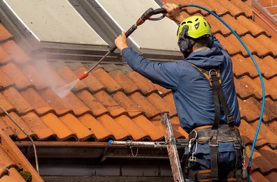 Démoussage et hydrofuge de toiture à Étoile